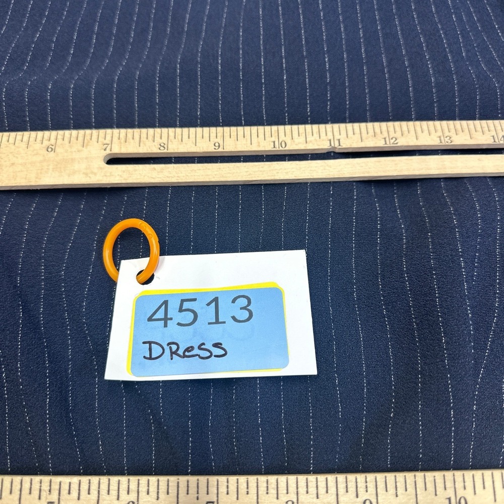 MM‎ LaFleur Navy Faux Wrap Dress size 4 Minimalist Quiet Luxury Career Midi - Picture 11 of 11